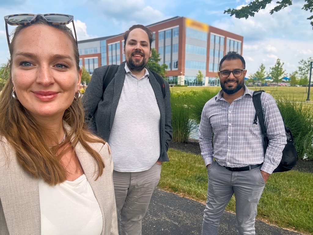 Team Picture of 3 people in Columbus Ohio